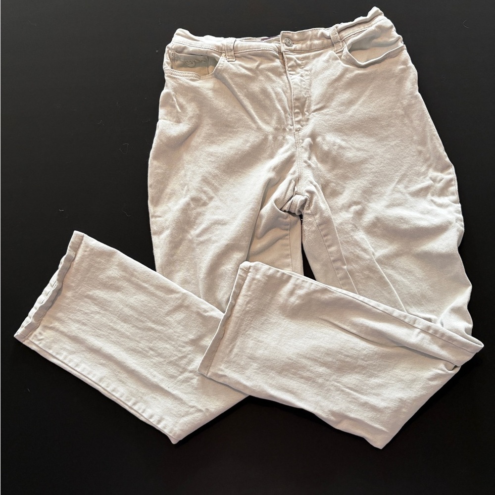 Gloria Vanderbilt Cream Jeans